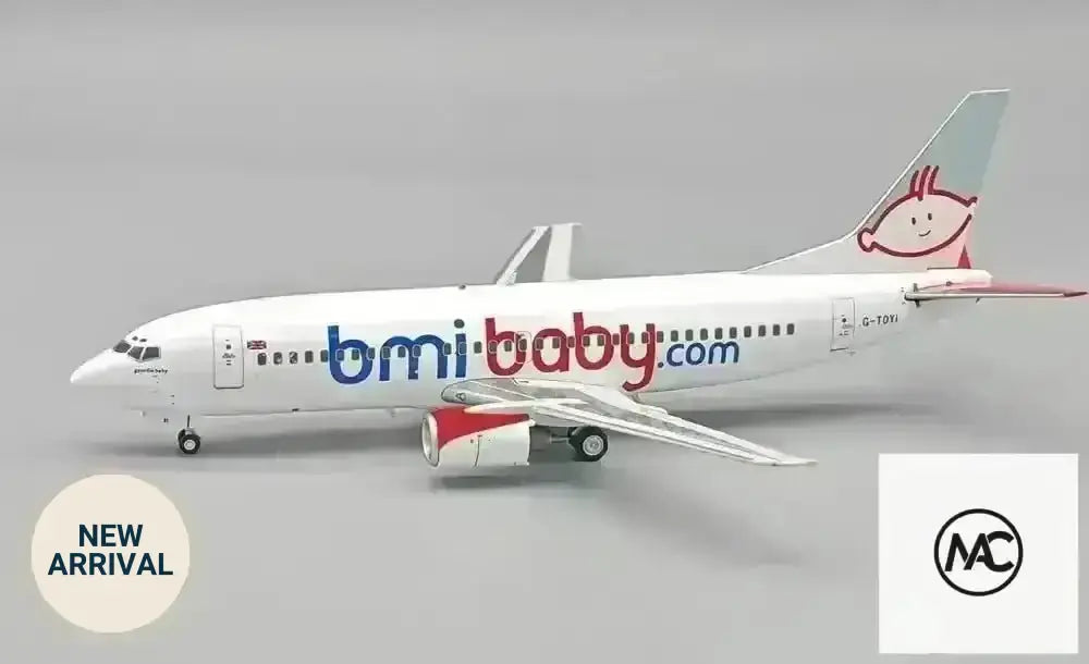 BMI | IF733WW0625 Bmibaby Boeing 737-3Q8「粉紅花卉」彩繪模型 1:200 G-TOYI - Man‘s Aviation Collectibles (HK)