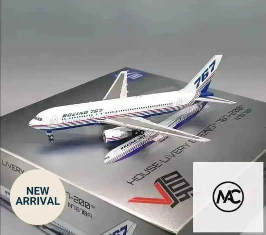 BOEING | 波音原廠塗裝 Boeing House Livery 767-200 1:400 N767BA | V1:400 Diecast Model - Man‘s Aviation Collectibles (HK)