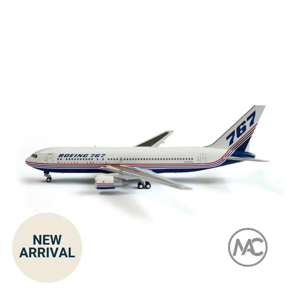 BOEING | 波音原廠塗裝 Boeing House Livery 767-200 1:400 N767BA | V1:400 Diecast Model - Man‘s Aviation Collectibles (HK)