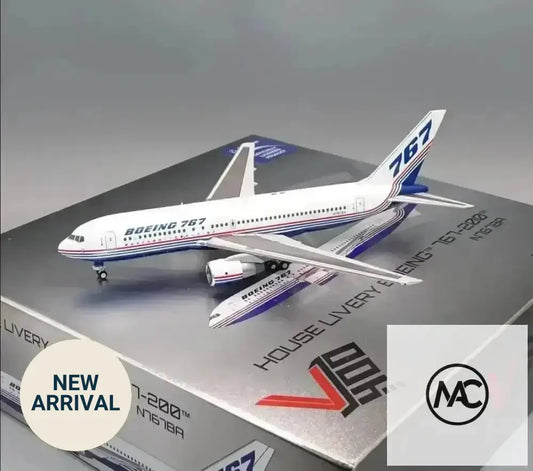 BOEING | 波音原廠塗裝 Boeing House Livery 767-200 1:400 N767BA | V1:400 Diecast Model - Man‘s Aviation Collectibles (HK)