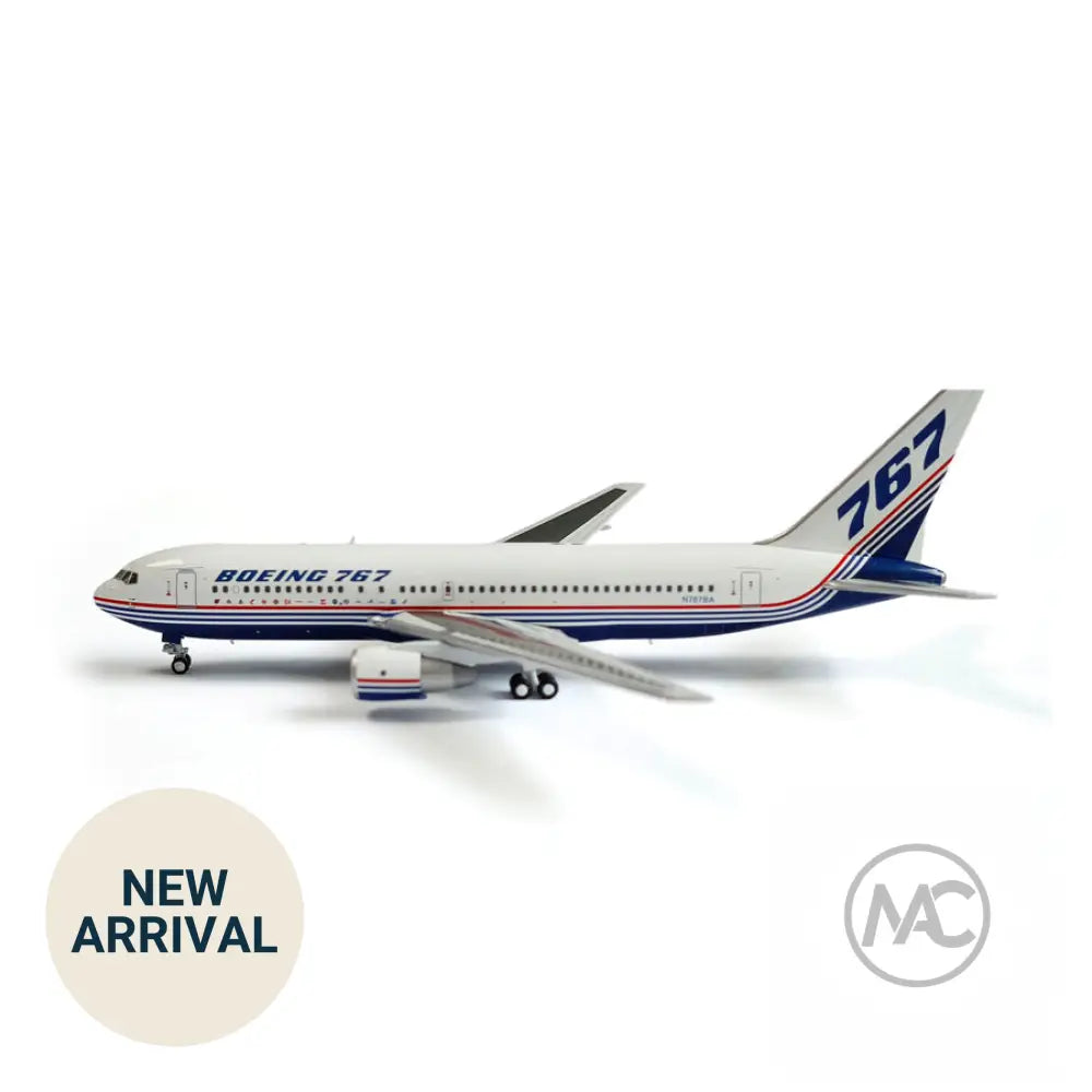 BOEING | 波音原廠塗裝 Boeing House Livery 767-200 1:400 N767BA | V1:400 Diecast Model