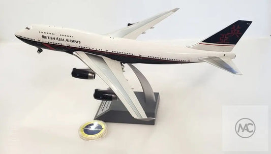 British Asia Airways Boeing 747-436 G-BNLZ “City of Perth” 1:200 Die-cast Model | 英亞航空波音747-436模型 - Man‘s Aviation Collectibles (HK)