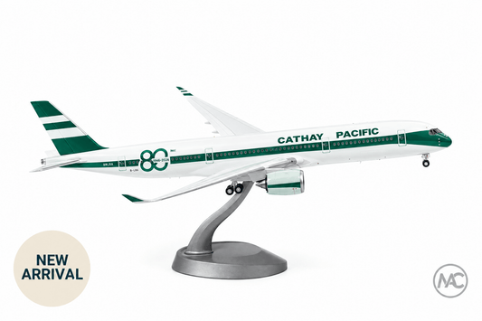 Cathay Pacific Airbus A350-900 80th Anniversary 1:200 Special Livery Diecast Model - Man‘s Aviation Collectibles (HK)