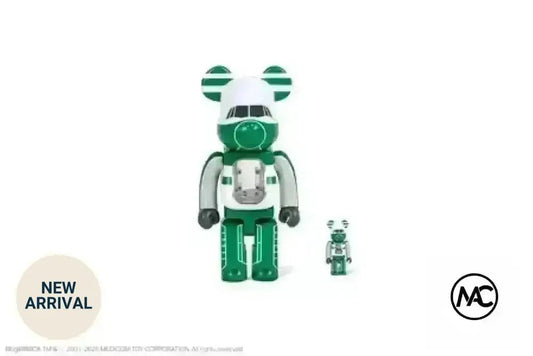 Cathay Pacific x BE@RBRICK “Lettuce Leaf Sandwich” 塗裝 100% & 400% 套裝 Cathay Pacific x BE@RBRICK Lettuce Leaf Sandwich Livery Set - Man‘s Aviation Collectibles (HK)