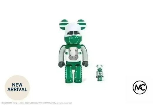Cathay Pacific x BE@RBRICK “Lettuce Leaf Sandwich” 塗裝 100% & 400% 套裝 Cathay Pacific x BE@RBRICK Lettuce Leaf Sandwich Livery Set - Man‘s Aviation Collectibles (HK)