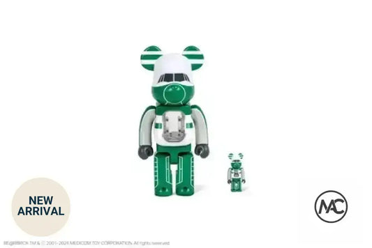 Cathay Pacific x BE@RBRICK “Lettuce Leaf Sandwich” 塗裝 100% & 400% 套裝 Cathay Pacific x BE@RBRICK Lettuce Leaf Sandwich Livery Set - Man‘s Aviation Collectibles (HK)