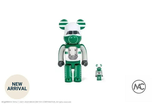 Cathay Pacific x BE@RBRICK “Lettuce Leaf Sandwich” 塗裝 100% & 400% 套裝 Cathay Pacific x BE@RBRICK Lettuce Leaf Sandwich Livery Set - Man‘s Aviation Collectibles (HK)