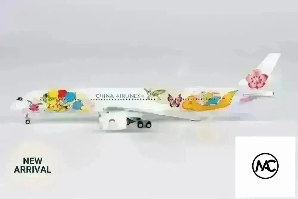 CI | 中華航空 Airbus A350-900 皮卡丘彩繪機 CI2 1:400 B-18916 | China Airlines Pikachu Jet Special Livery Diecast Model - Man‘s Aviation Collectibles (HK)