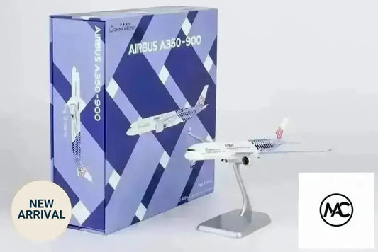 CI | 中華航空 Airbus A350-900 藍色幾何彩繪 1:400 B-18918 | China Airlines Blue Geometric Special Livery Diecast Model - Man‘s Aviation Collectibles (HK)