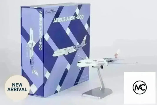 CI | 中華航空 Airbus A350-900 藍色幾何彩繪 1:400 B-18918 | China Airlines Blue Geometric Special Livery Diecast Model - Man‘s Aviation Collectibles (HK)