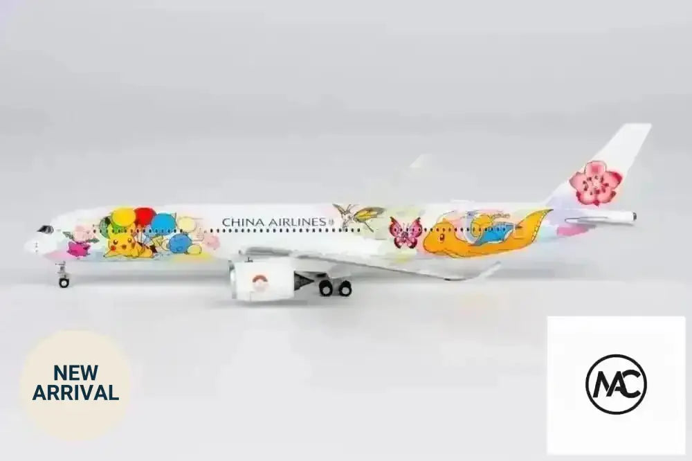 CI | 中華航空 Airbus A350-900 皮卡丘彩繪機 CI2 1:400 B-18916 | China Airlines Pikachu Jet Special Livery Diecast Model - Man‘s Aviation Collectibles (HK)