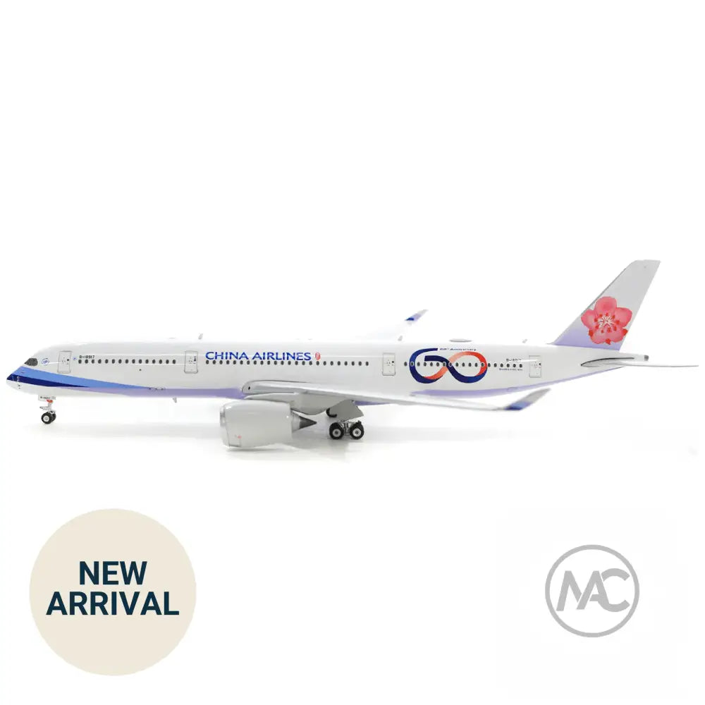 CI｜中華航空 China Airlines Airbus A350-900 1:400 B-18917 60週年紀念彩繪合金模型 - Man‘s Aviation Collectibles (HK)