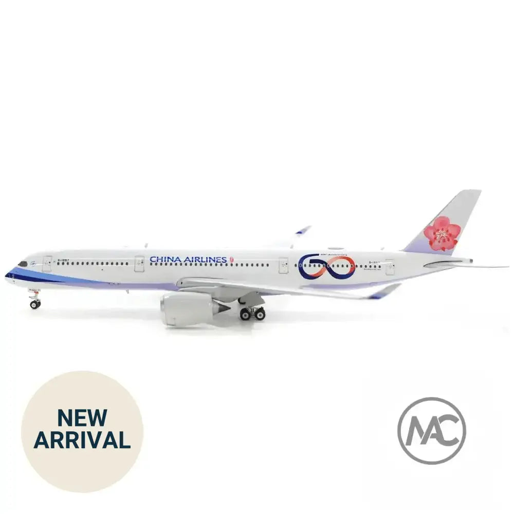 CI｜中華航空 China Airlines Airbus A350-900 1:400 B-18917 60週年紀念彩繪合金模型 - Man‘s Aviation Collectibles (HK)