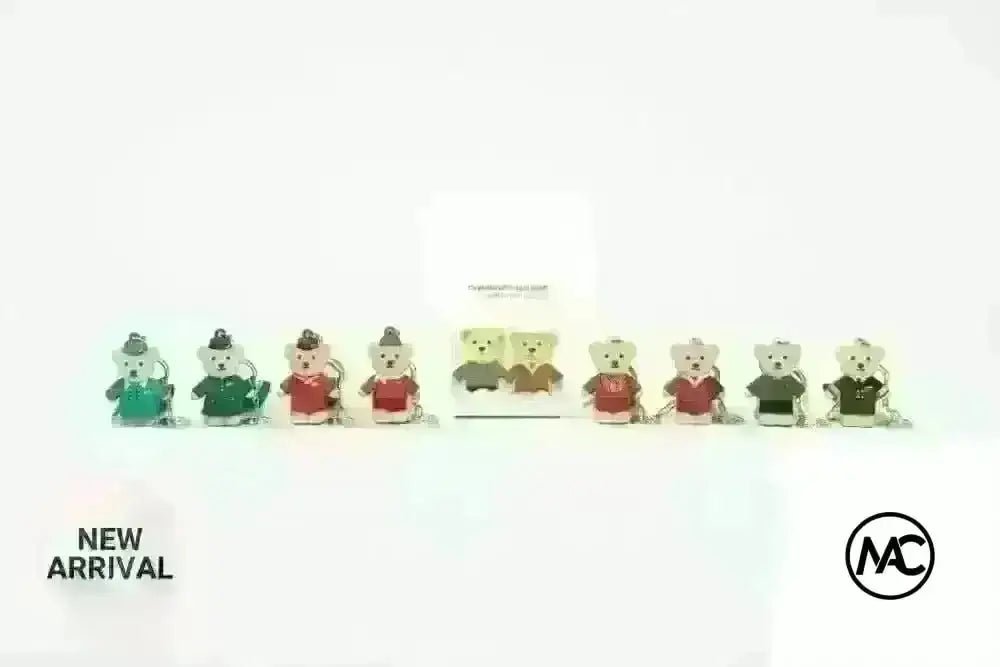 CX | 國泰航空 經典制服小熊鑰匙掛件盲盒（全套8款） - Man‘s Aviation Collectibles (HK)
