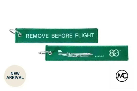 CX | 國泰航空 Boeing 747-8F 80週年 Remove Before Flight 鑰匙扣 - Man‘s Aviation Collectibles (HK)