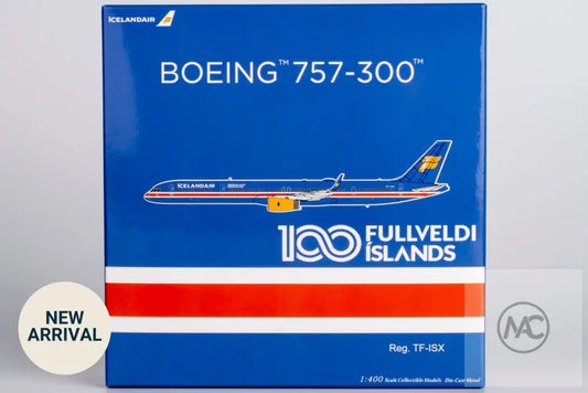 FI | NG Models 1:400 | Boeing 757-300/w Icelandair (Fly Khiva) TF-ISX (100 Years Independence) - Diecast Model