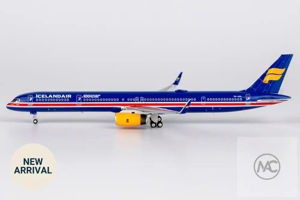 FI | NG Models 1:400 | Boeing 757-300/w Icelandair (Fly Khiva) TF-ISX (100 Years Independence) - Diecast Model