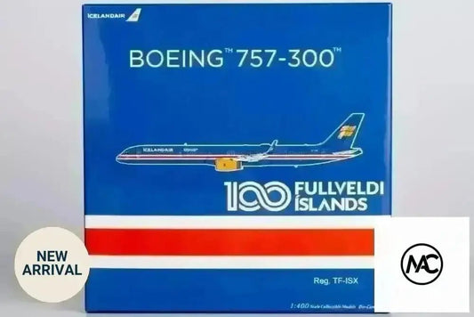 FI | NG Models 1:400 | Boeing 757-300/w Icelandair (Fly Khiva) TF-ISX (100 Years Independence) - Man‘s Aviation Collectibles (HK)
