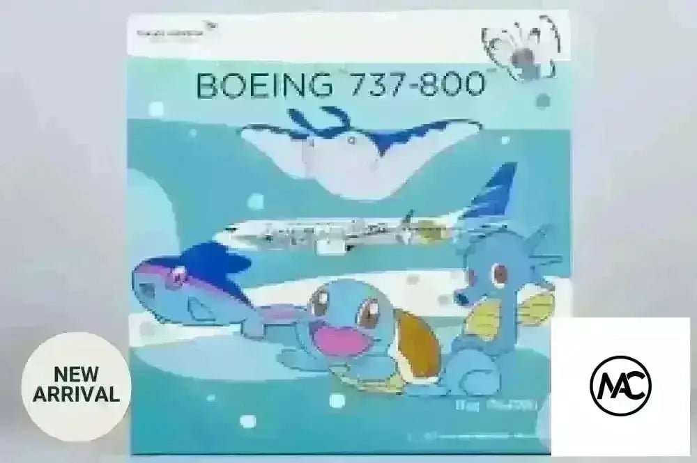 Garuda Indonesia Boeing 737-800 Pikachu Jet 1:200 PK-GMU Special Livery Diecast Model - Man‘s Aviation Collectibles (HK)