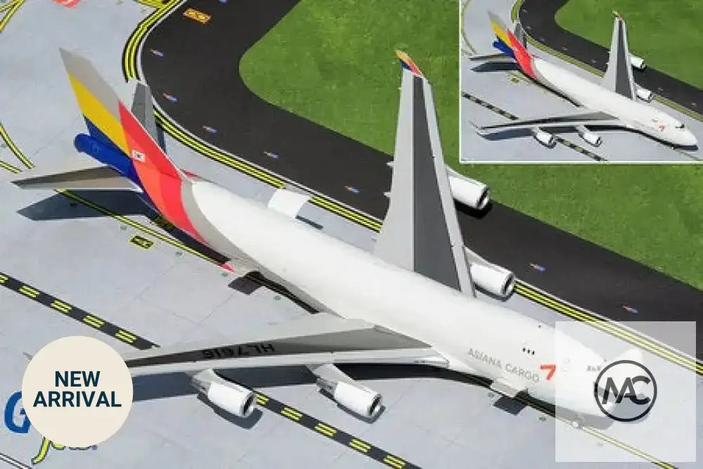 Gemini Jets 1/200 Asiana Cargo Boeing 747-400F HL7616 Interactive Series - Man‘s Aviation Collectibles (HK)