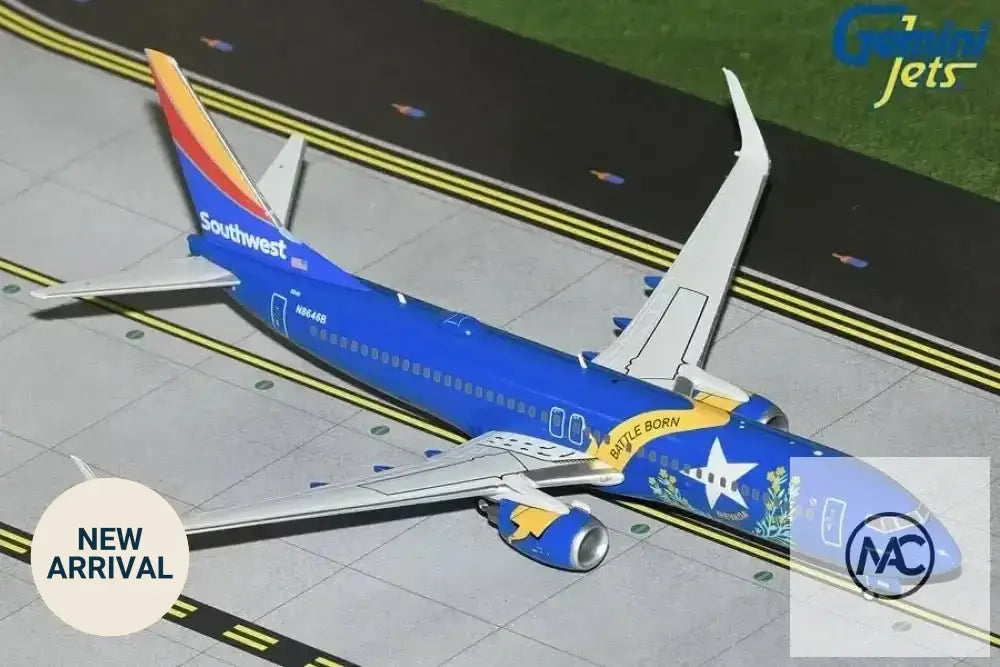 Gemini200 西南航空 Boeing 737-800「內華達一號」1/200 合金模型 (G2SWA1267) | Southwest Airlines Nevada One Diecast - Man‘s Aviation Collectibles (HK)