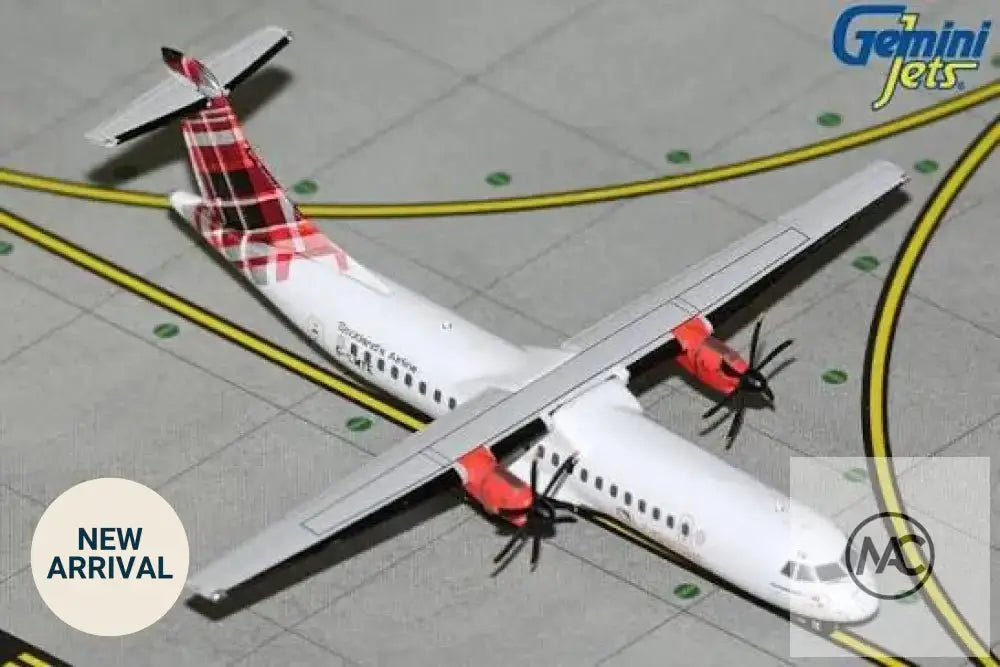 GeminiJets 1:400 洛根航空 ATR 72-600 G-LMTE 紅色格子塗裝 | Loganair ATR 72-600 Red Livery (GJLOG2308) - Man‘s Aviation Collectibles (HK)