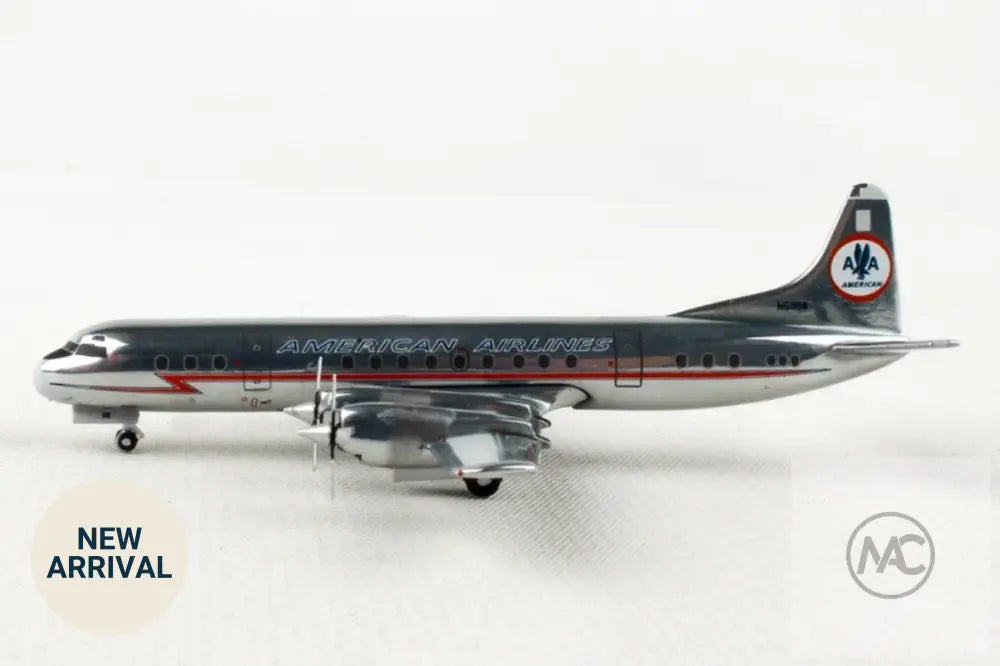 GeminiJets 1/400 美國航空 Lockheed L-188A Electra N6118A Astrojet - 飛機模型