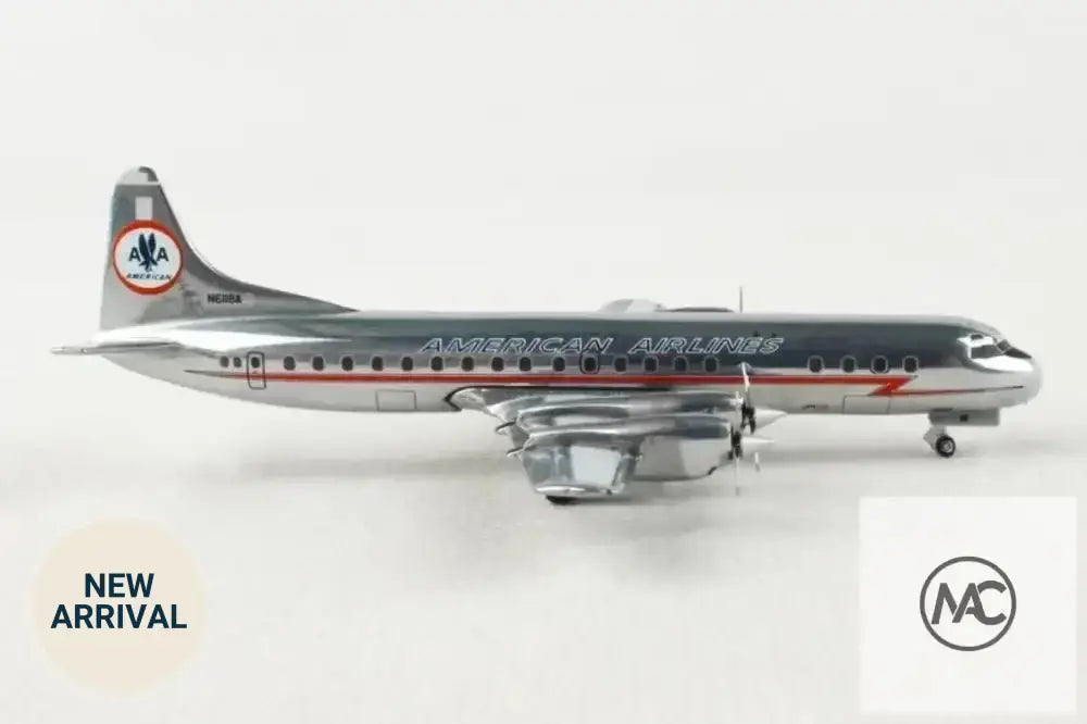 GeminiJets 1/400 美國航空 Lockheed L-188A Electra N6118A Astrojet - Man‘s Aviation Collectibles (HK)