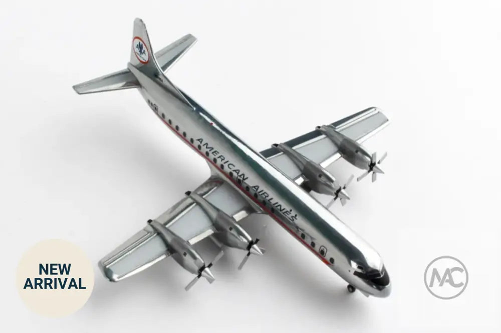 GeminiJets 1/400 美國航空 Lockheed L-188A Electra N6118A Astrojet - 飛機模型