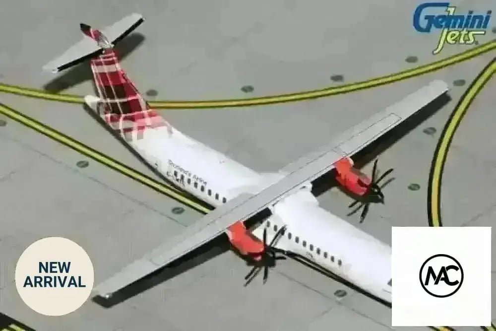 GeminiJets 1:400 洛根航空 ATR 72-600 G-LMTE 紅色格子塗裝 | Loganair ATR 72-600 Red Livery (GJLOG2308) - Man‘s Aviation Collectibles (HK)