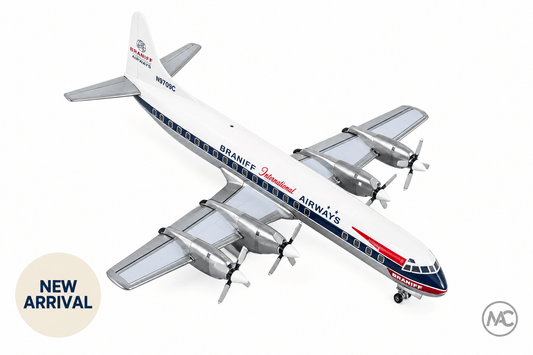 GeminiJets 1:400 Braniff International Airways Lockheed L-188A Electra II N9709C「El Dorado」合金模型 | Diecast Aircraft - Man‘s Aviation Collectibles (HK)