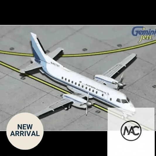 GeminiJets Saab 340A Bar Harbor Airlines 1:200 N407BH Diecast Model - Man‘s Aviation Collectibles (HK)