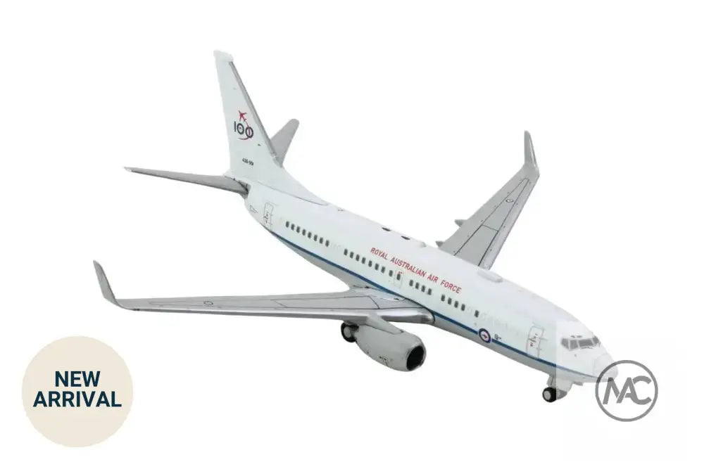 GeminiMACS Royal Australian Air Force (RAAF) Boeing 737-700W BBJ "RAAF 100th Anniversary" A36-001 1/400 Diecast Model - Man‘s Aviation Collectibles (HK)