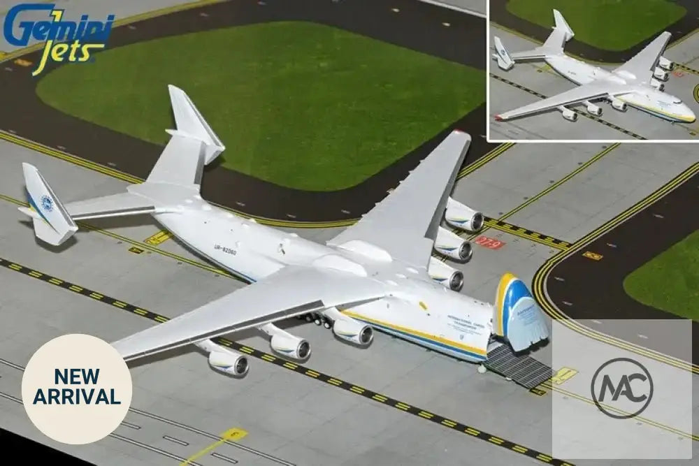 GJADB2336 | 安東諾夫 Antonov An-225 Mriya 烏克蘭航空工業 Antonov Airlines 1:400 UR-82060 | GeminiJets Interactive Series Diecast Model - Man‘s Aviation Collectibles (HK)