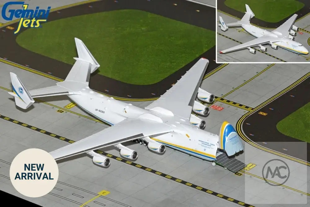 GJADB2336 | 安東諾夫 Antonov An-225 Mriya 烏克蘭航空工業 Antonov Airlines 1:400 UR-82060 | GeminiJets Interactive Series Diecast