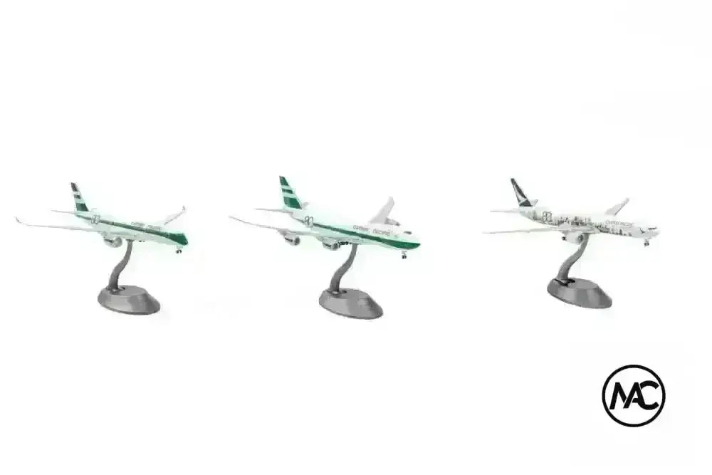 國泰航空 80週年特別塗裝模型套裝（1:400） - Man‘s Aviation Collectibles (HK)