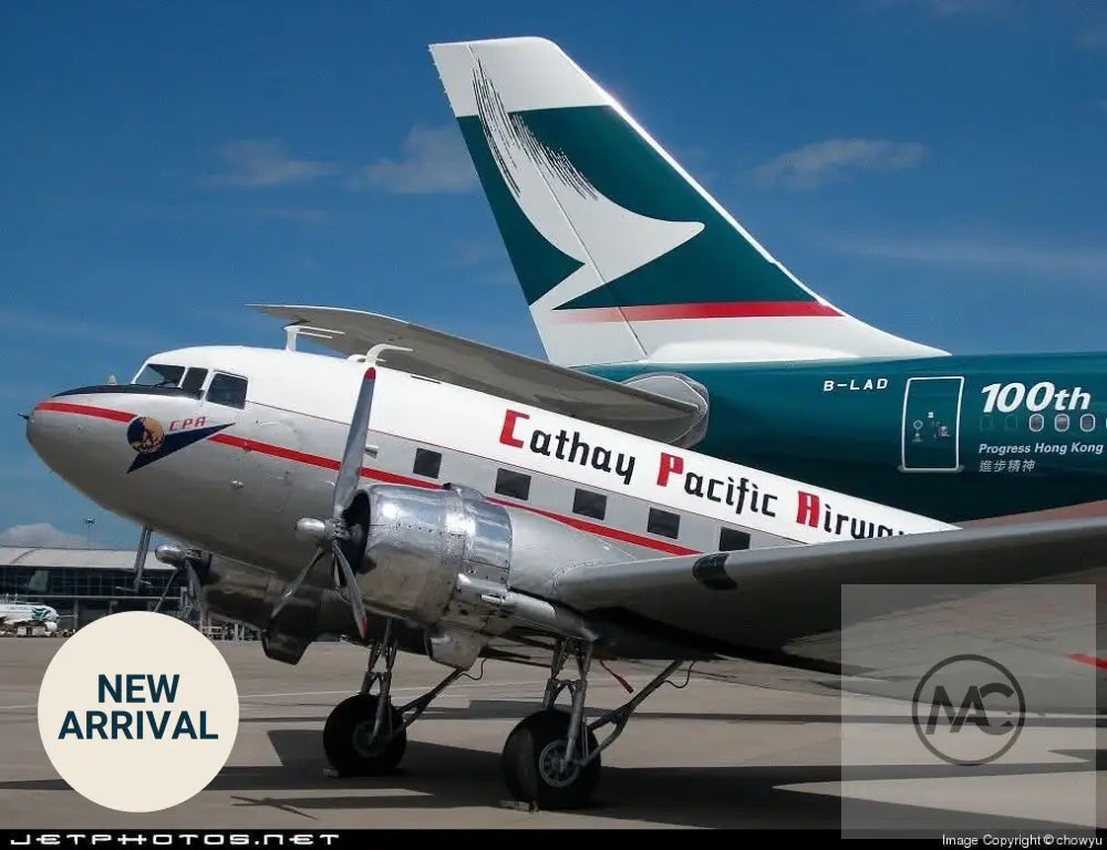 國泰航空 Cathay Pacific Douglas DC-3 ‘Niki’ VR-HDA｜SC MODELS 1:200 - 航空模型 Aircraft Model