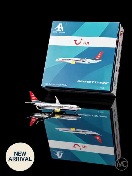 HA7380011 | Aero Polaris 1:400 | 波音 737-800 TUIfly D-ATUE，“DB ICE 列車” - Man‘s Aviation Collectibles (HK)