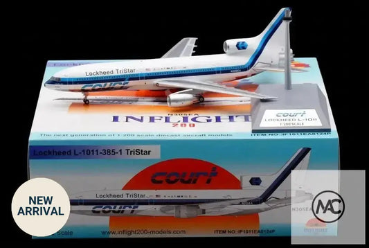 Inflight 200 美國東方航空 Eastern Air Lines Lockheed L-1011-385-1 TriStar 1 拋光金屬版 1:200 | IF1011E0124P - Man‘s Aviation Collectibles (HK)