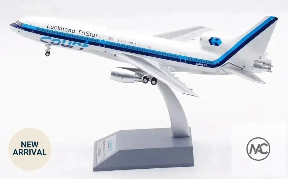 InFlight200 1:200 Lockheed L-1011-385-1 TriStar N305EA 拋光版（附展示架） - Man‘s Aviation Collectibles (HK)