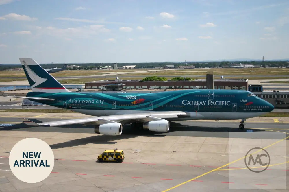 JC Wings 1:400｜國泰航空 Cathay Pacific Boeing 747-400 B-HOY「亞洲國際都會 Asia’s World City」飛龍彩繪｜標準版 - 航空模型 Aircraft Model