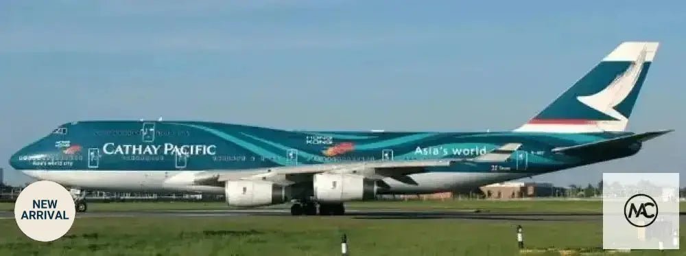 JC Wings 1:400｜國泰航空 Cathay Pacific Boeing 747-400 B-HOY「亞洲國際都會 Asia’s World City」飛龍彩繪｜襟翼放下版 SA4063A - Man‘s Aviation Collectibles (HK)