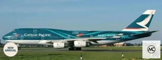JC Wings 1:400｜國泰航空 Cathay Pacific Boeing 747-400 B-HOY「亞洲國際都會 Asia’s World City」飛龍彩繪｜襟翼放下版 SA4063A - Man‘s Aviation Collectibles (HK)