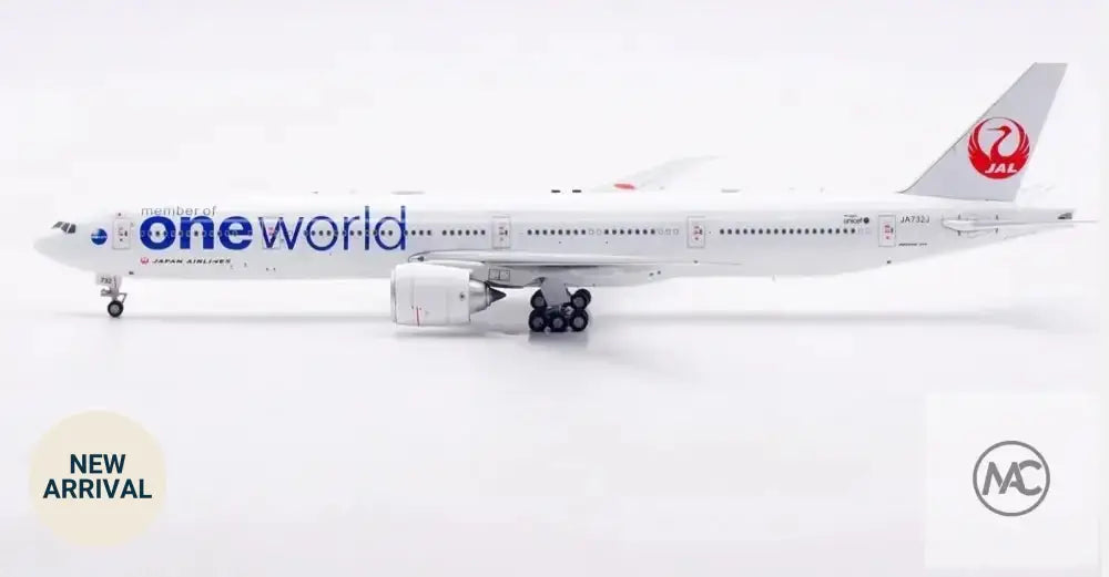 JL | 日本航空 Japan Airlines Boeing 777-346ER「Oneworld」JA732J 1:400 Aviation400 飛機模型（可拆卸起落架） - Man‘s Aviation Collectibles (HK)
