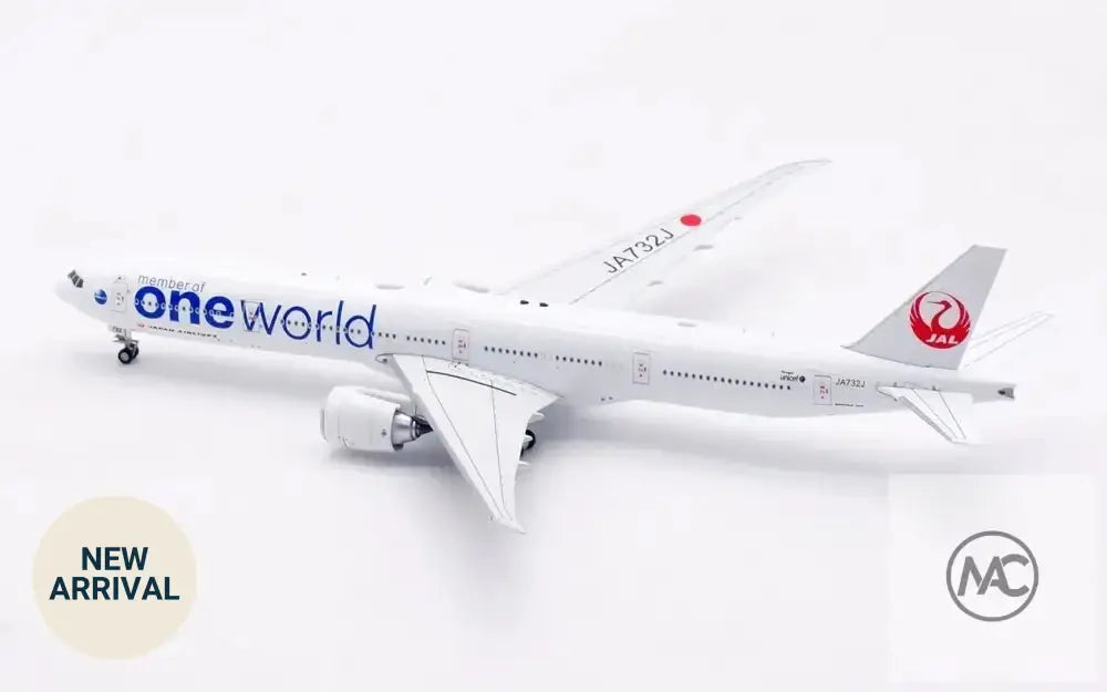 JL | 日本航空 Japan Airlines Boeing 777-346ER「Oneworld」JA732J 1:400 Aviation400 飛機模型（可拆卸起落架） - Man‘s Aviation Collectibles (HK)