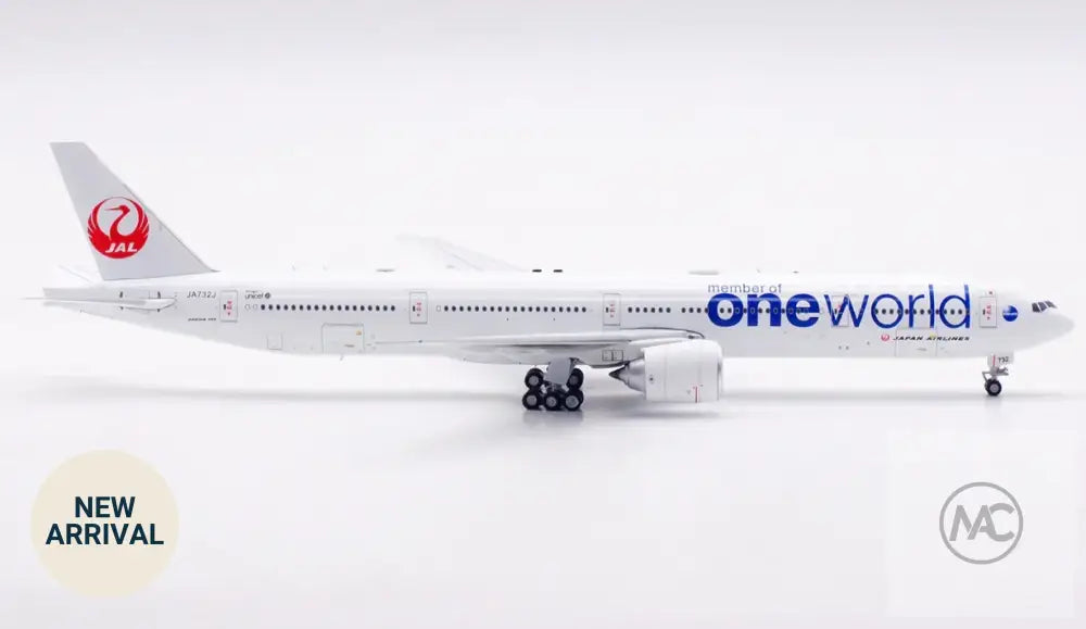 JL | 日本航空 Japan Airlines Boeing 777-346ER「Oneworld」JA732J 1:400 Aviation400 飛機模型（可拆卸起落架） - 1:400 Aircraft Scale Model