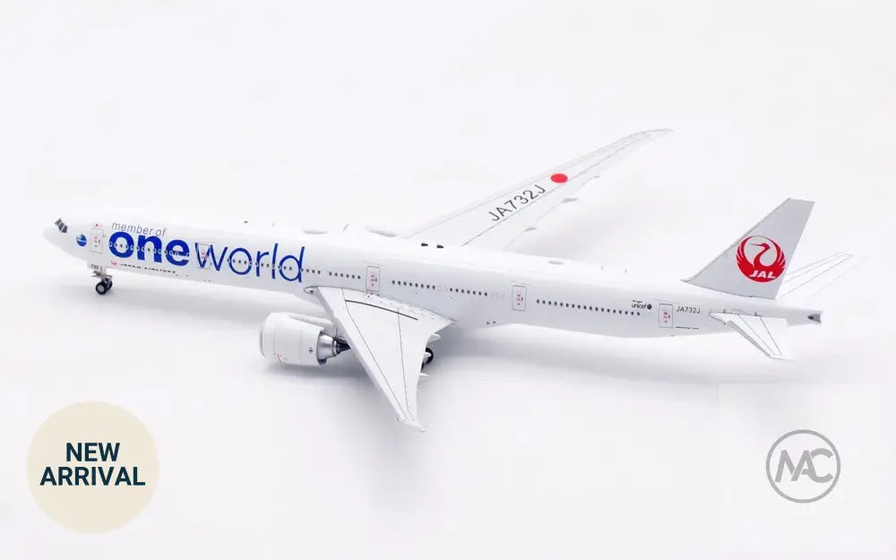 JL | 日本航空 Japan Airlines Boeing 777-346ER「Oneworld」JA732J 1:400 Aviation400 飛機模型（可拆卸起落架） - 1:400 Aircraft Scale Model