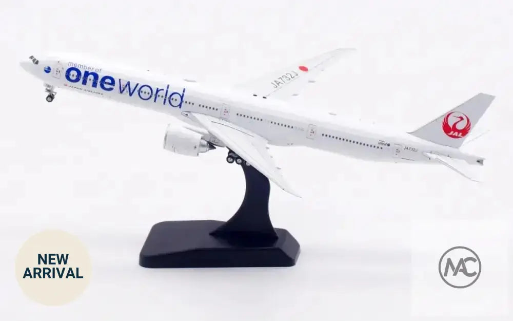 JL | 日本航空 Japan Airlines Boeing 777-346ER「Oneworld」JA732J 1:400 Aviation400 飛機模型（可拆卸起落架） - Man‘s Aviation Collectibles (HK)