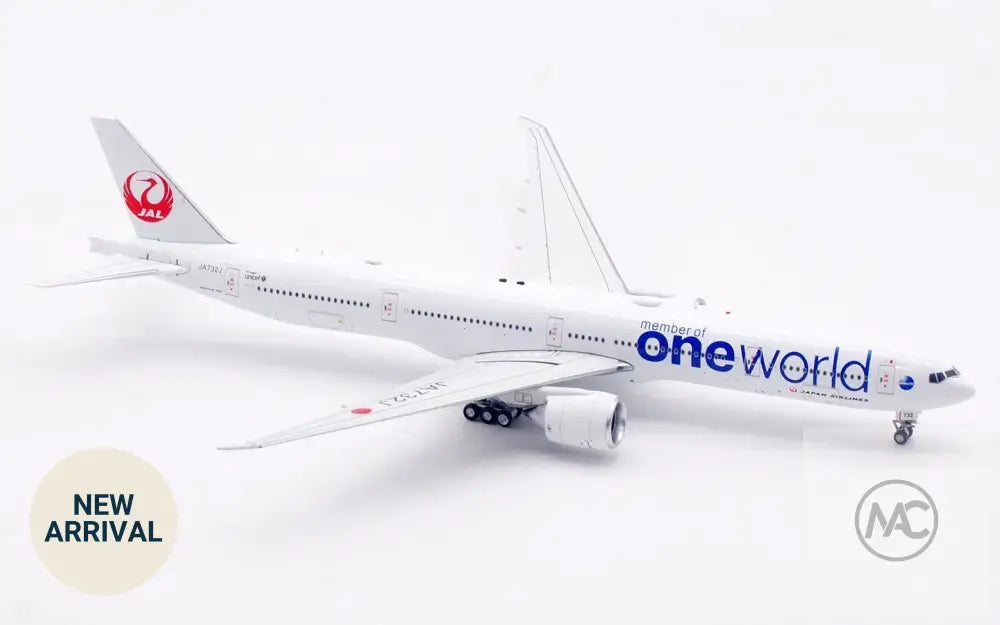JL | 日本航空 Japan Airlines Boeing 777-346ER「Oneworld」JA732J 1:400 Aviation400 飛機模型（可拆卸起落架） - 1:400 Aircraft Scale Model