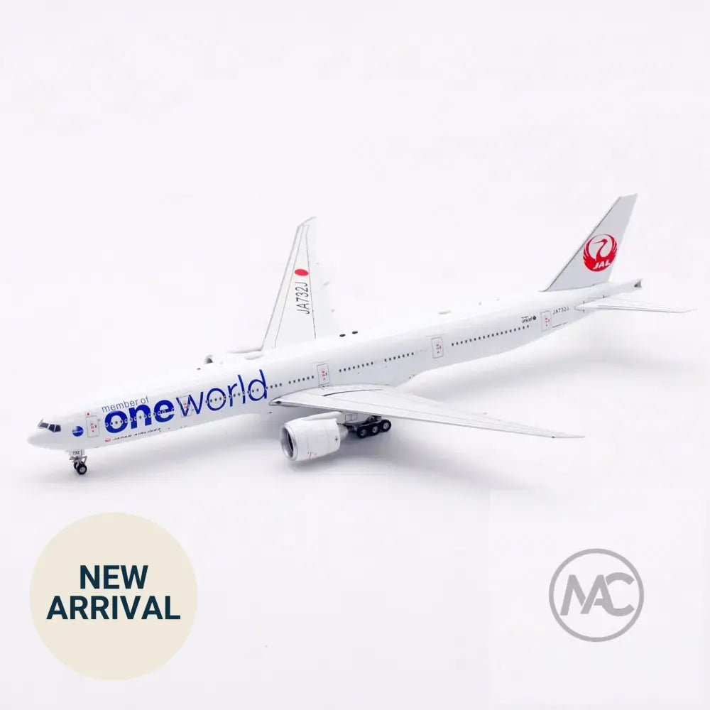 JL | 日本航空 Japan Airlines Boeing 777-346ER「Oneworld」JA732J 1:400 Aviation400 飛機模型（可拆卸起落架） - 1:400 Aircraft Scale Model